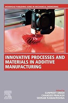 innovative processes and materials in additive manufacturing 1st edition sunpreet singh, chander prakash,