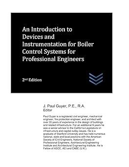 an introduction to devices and instrumentation for boiler control systems for professional engineers 2nd