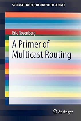 a primer of multicast routing 1st edition eric rosenberg 1461418720, 978-1461418726