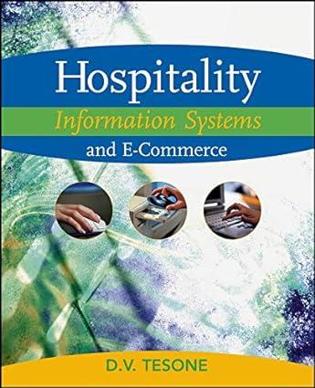 hospitality information systems and e commerce 1st edition dana v. tesone 9780471478492