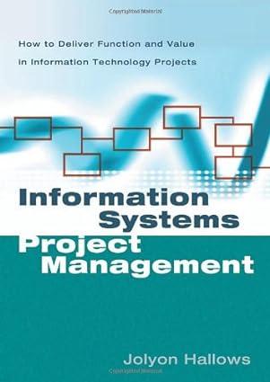 information systems project management 2nd edition jolyon hallows 0814472737, 978-0814472736
