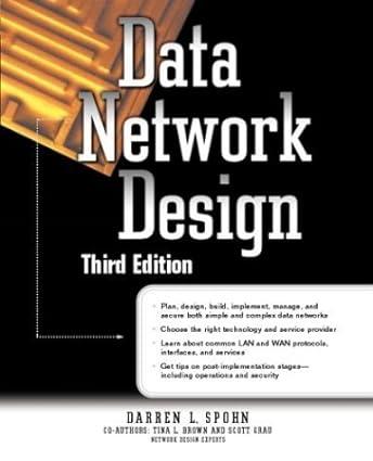 data network design 3rd edition darren l. spohn 0072193123, 978-0072193121