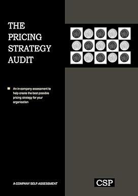 the pricing strategy audit 1st edition kent b. monroe 1907766006, 978-1907766008