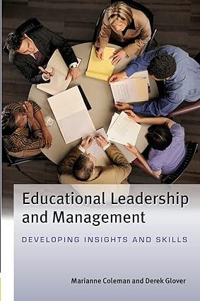 Educational Leadership And Management Developing Insights And Skills Developing Insights And Skills