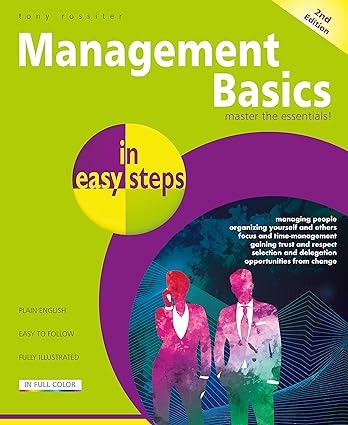 management basics in easy steps 2nd edition tony rossiter 184078850x, 978-1840788501