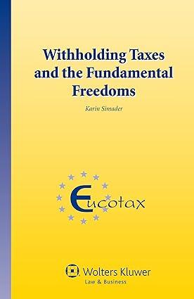 withholding taxes and the fundamental freedoms 1st edition karin simader 9041148426, 978-9041148421