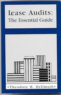 lease audits the essential guide 1st edition theodore h hellmuth 0934055041, 978-0934055048