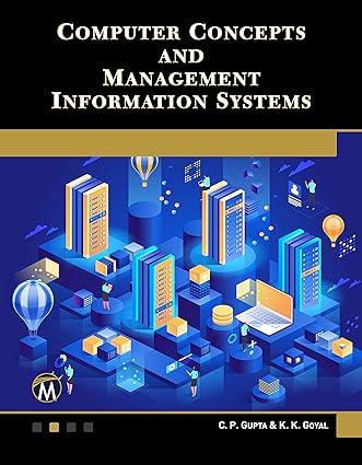 computer concepts and management information systems 1st edition c. p. gupta, k. k. goyal 1683925866,