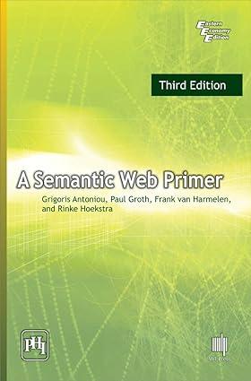 semantic web primer 3rd edition harmelen, frank van, 9788120351035, 978-8120351035