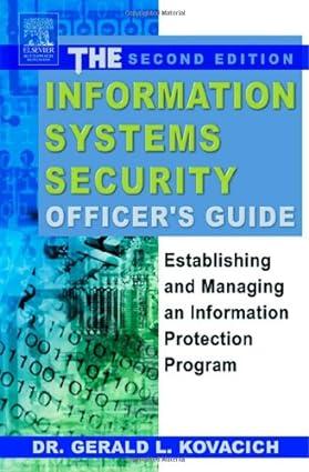 the information systems security officers guide establishing and managing an information protection program