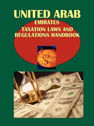 united arab emirates taxation laws and regulations handbook 1st edition ibp usa 1433081245, 978-1433081248