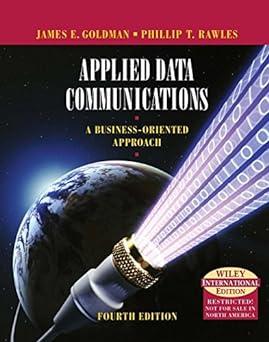 applied data communications a business-oriented approach 4th edition jams .goldman 0471451770, 978-0471451778
