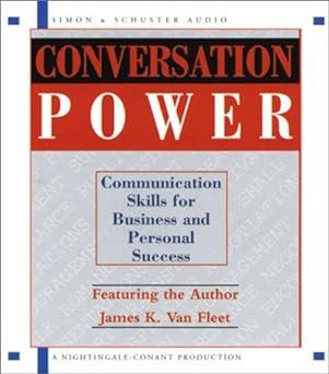 conversation power communication for business and personal success 1st edition james k. van fleet 0743526600,