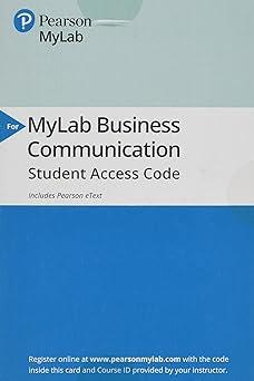 mylab business communication students access code 8th edition courtland l. bovee, john v. thill 0134732618,