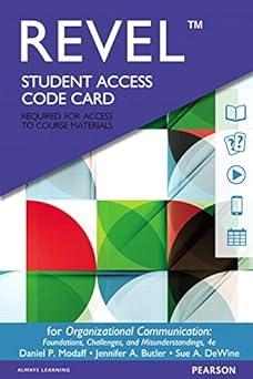 revel student access code card for organizational communication foundations challenges and misunderstandings