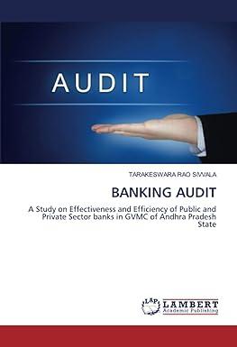 banking audit study on effectiveness and efficiency of public and private sector banks in gvmc of andhra