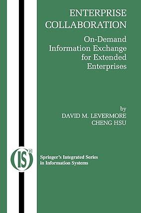enterprise collaboration on demand information exchange for extended enterprises 1st edition david m.