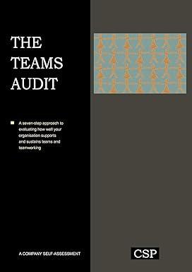 the teams audit 1st edition kevin barham 1907766030, 978-1907766039