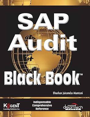 sap audit black book 1st edition bhushan jairamdas mamtani 9351194086, 978-9351194088