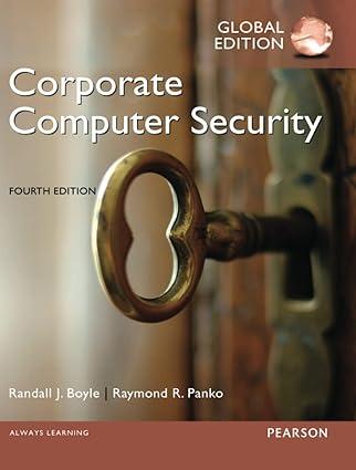 corporate computer security 4th global edition randall boyle 129206045x, 978-1292060453