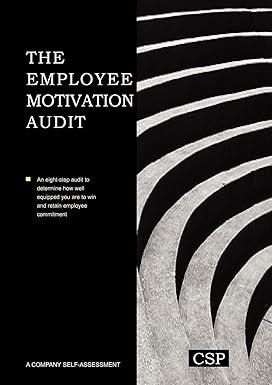 the employee motivation audit 1st edition jane weightman 0955970709, 978-0955970702