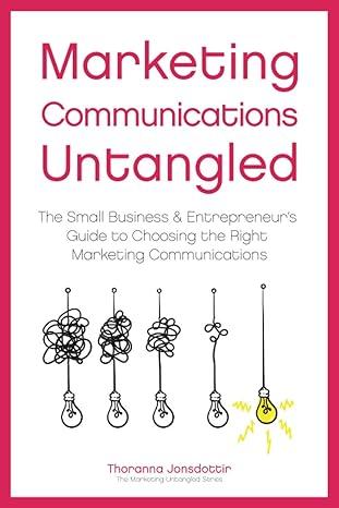 marketing communication untangled the small business and entrepreneurs guide to choosing the right marketing