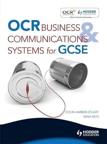 ocr business and communication systems for gcse 1st edition colin harber-stuart, nina rees 0340984430,