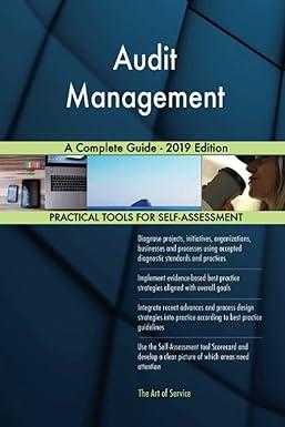 audit management a complete guide 2019 edition gerardus blokdyk 0655813640, 978-0655813644