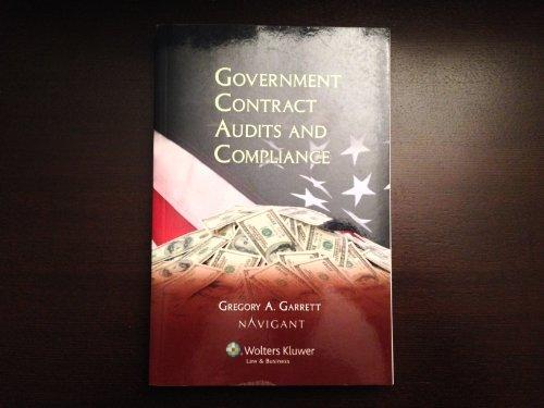 government contracts audits and compliance 1st edition gregory a. garrett 0808023926, 978-0808023920