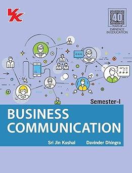 business communication semester-i 1st edition sri jin kushal, 9386609495, 978-9386609496