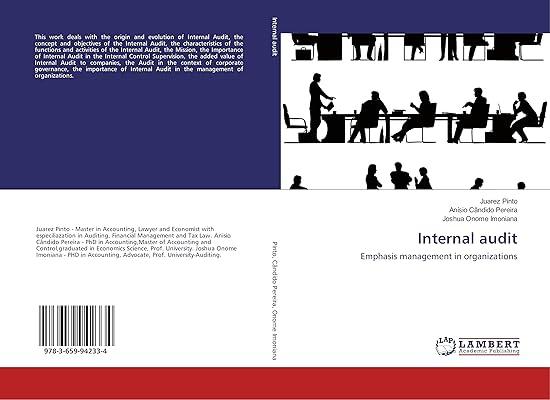 internal audit emphasis management in organizations 1st edition juarez pinto, anísio cândido pereira,