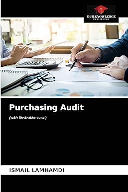 purchasing audit 1st edition ismail lamhamdi 6203507563, 978-6203507560