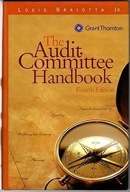 the audit committee handbook 4th edition louis braiotta jr. 0470226420, 978-0470226421