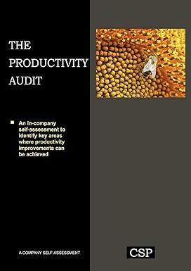 the productivity audit 1st edition mark spelman, paul spence 1907766073, 978-1907766077