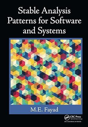 stable analysis patterns for systems 1st edition mohamed fayad 103247680x, 978-1032476803
