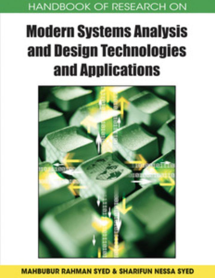 handbook of research on modern systems analysis and design technologies and applications 1st edition mahbubur