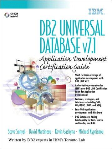db2 universal database v7.1 application development certification guide 1st edition steve sanyal, david