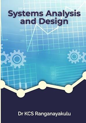 systems analysis and design 1st edition dr kcs ranganayakulu b09328mgcj, 979-8736991914