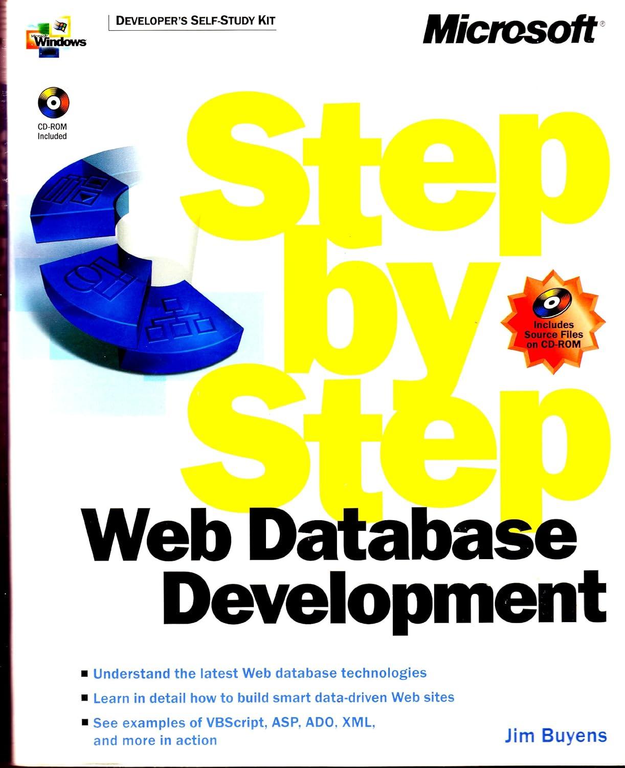 web database development step by step 1st edition jim buyens 0735609667, 978-0735609662