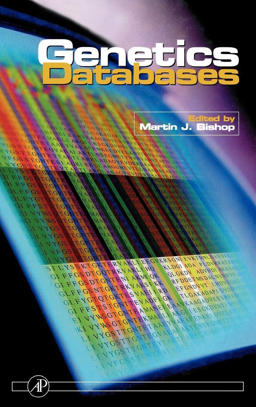 genetic databases 1st edition martin j. bishop 0121016250, 978-0121016258