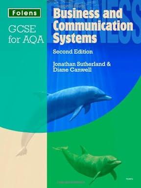 gcse for aqa  business and communication systems 2nd edition jon sutherland, canwell 1850084572,