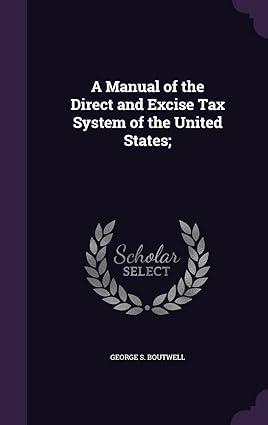 A Manual Of The Direct And Excise Tax System Of The United States