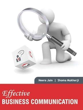 effective business communication 1st edition neera jain, shoma mukherji 1259026450, 978-1259026454