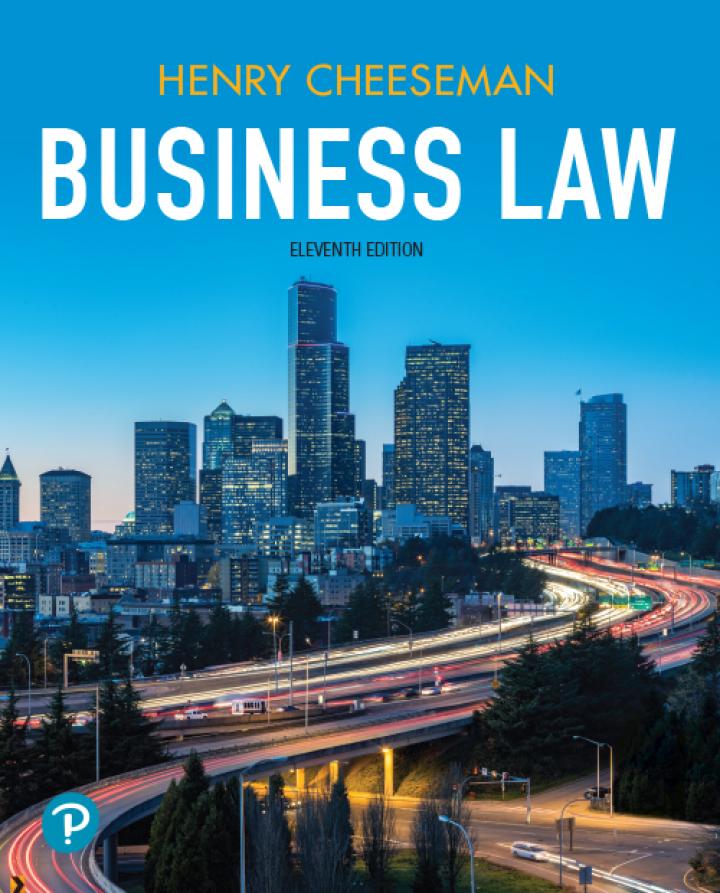 business law 11th edition henry r. cheeseman 0136828078, 9780136828075