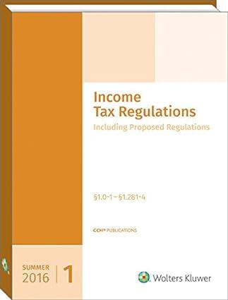 income tax regulations including proposed regulations 2016 edition cch tax law 0808043897, 978-0808043898