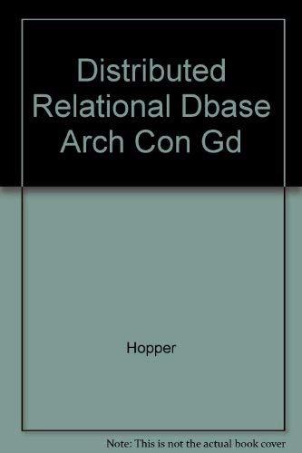 distributed relational database architecture connectivity guide 4th edition teresa hopper 0133983064,