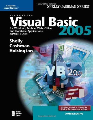 microsoft visual basic 2005 for windows mobile web office and database applications comprehensive 1st edition