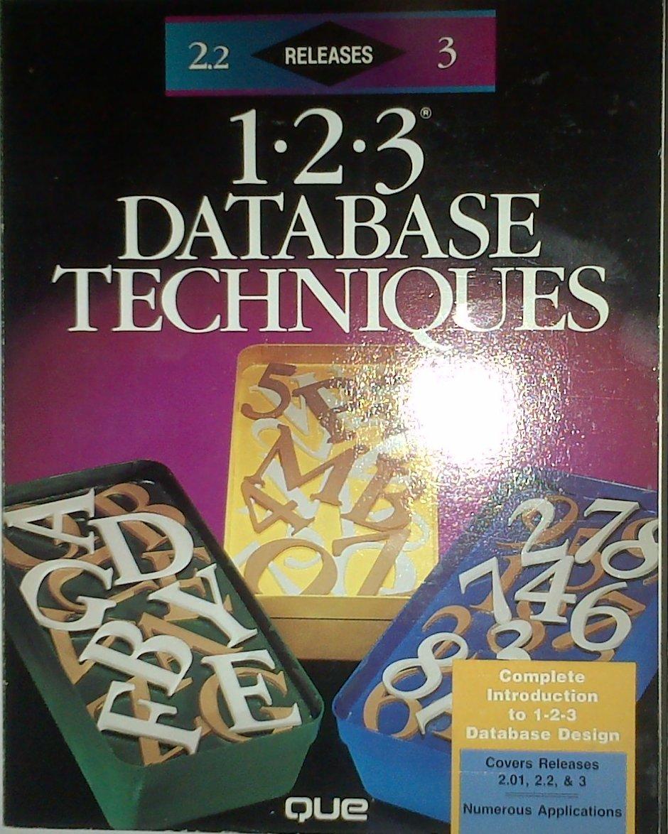 1 2 3 data base techniques 1st edition dick andersen 0880223464, 978-0880223461