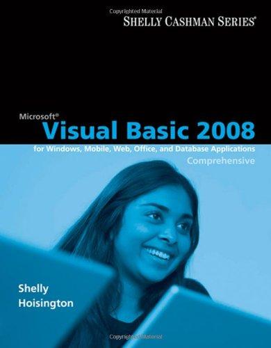microsoft visual basic 2008 comprehensive concepts and techniques 1st edition gary b. shelly, corinne
