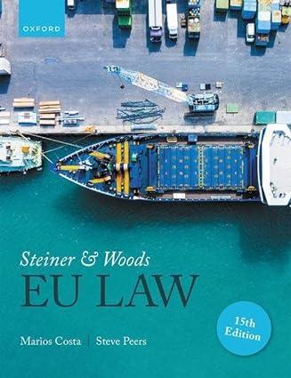 steiner and woods eu law 15th edition marios costa, steve peers 0192884530, 978-0192884534